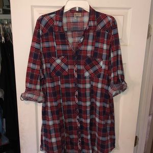 Flannel dress